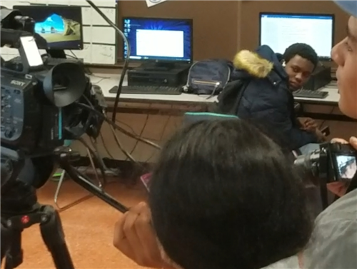students directing 